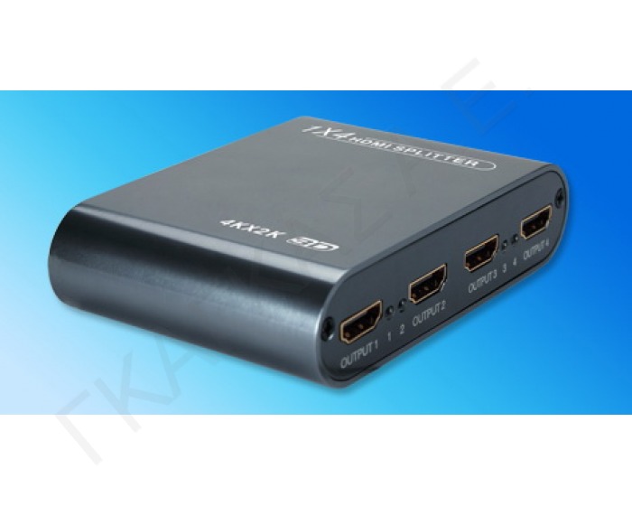 PS104HD-4K HDMI SPLITTER 1 ΕΙΣΟΔΟΥ - 4 ΕΞΟΔΩΝ ANGA