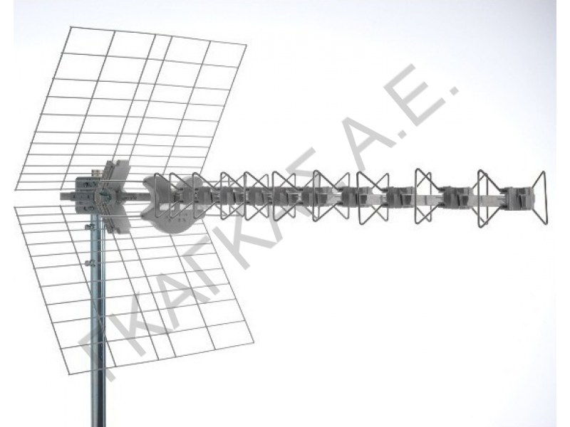 ΚΕΡΑΙΑ FRACARRO UHF LTE 5G (21-48) CHANNEL 10 ΣΤΟΙΧΕΙΩΝ 15dbi