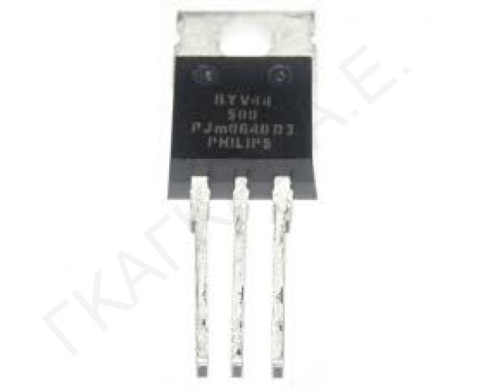 BYV44-500 DUAL ULTRAFAST RECTIFIER DIODE 500V/30A/60ns TO-220-3