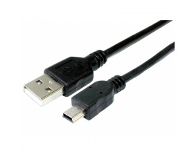ΚΑΛΩΔΙΟ USB Α ΑΡΣΕΝΙΚΟ ΣΕ MINI USB 1.8m