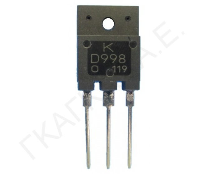 KTD998 D998 NPN TR 120V 10A 80W 12MHz KEC TO-3PF