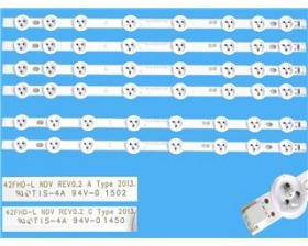 23283025 LED BARS  42FHD-L  TIS-4A  94V-0 1502 8 LED 37,5cm