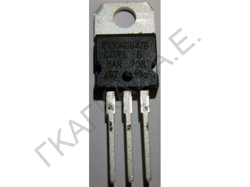 STP130NS04ZB P130NS04ZB N-CHANNEL CLAMPED MOSFET 80A 300W 7mΩ TO-220