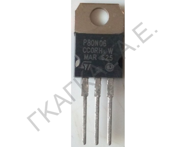 STP80N06 P80N06 3N06L08 N-CHANNEL MOS TRANSISTOR 60V 80A 150W 8.5mΩ TO-220