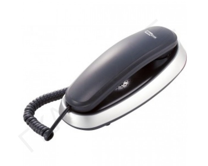 Maxcom KXT-650 Σταθερό Ψηφιακό Τηλέφωνο Γκρί-Ασημί με δυνατότητα επανάκλησης (Redial) και δυνατότητα επιτοίχιας τοποθέτησης.