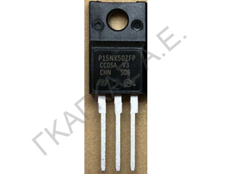 STP15NK50ZFP P15NK50ZFP N-CHANNEL MOSFET 500V 14A 40W 0.30Ω TO-220F