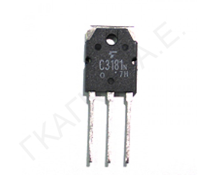 2SC3181N C3181N NPN TR 120V 8A 80W 30MHz TO-3P