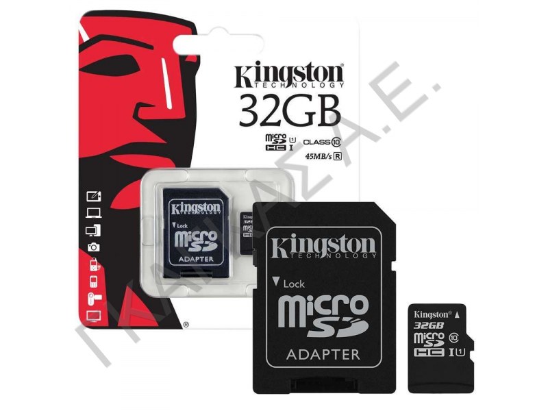 KINGSTON  MICRO SD 32GB CLASS 10